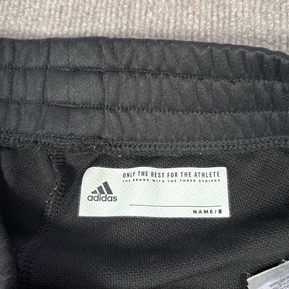 Adidas Miami Redhawks Track Pants Mens S Black Aeroready Tapered Logo Warm Up - Picture 7 of 12